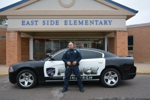 Photo released when Nunez was named school resource officer for Edinburgh schools. 