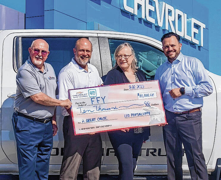 Chevrolet of Columbus, GM donate to local agencies - The Republic News