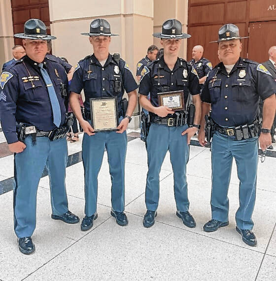 Two Area Indiana State Police Troopers Honored The Republic News