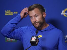 Coach McVay bemoans 'self-inflicted wounds' in Los Angeles Rams 19