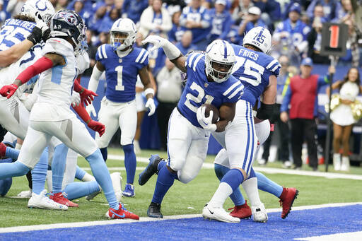 Colts battle Titans on Monday Night Football