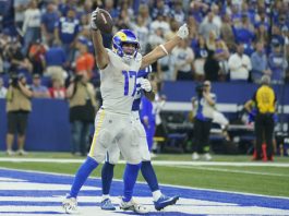 Stafford overcomes injury to throw winning TD pass to Nacua in OT