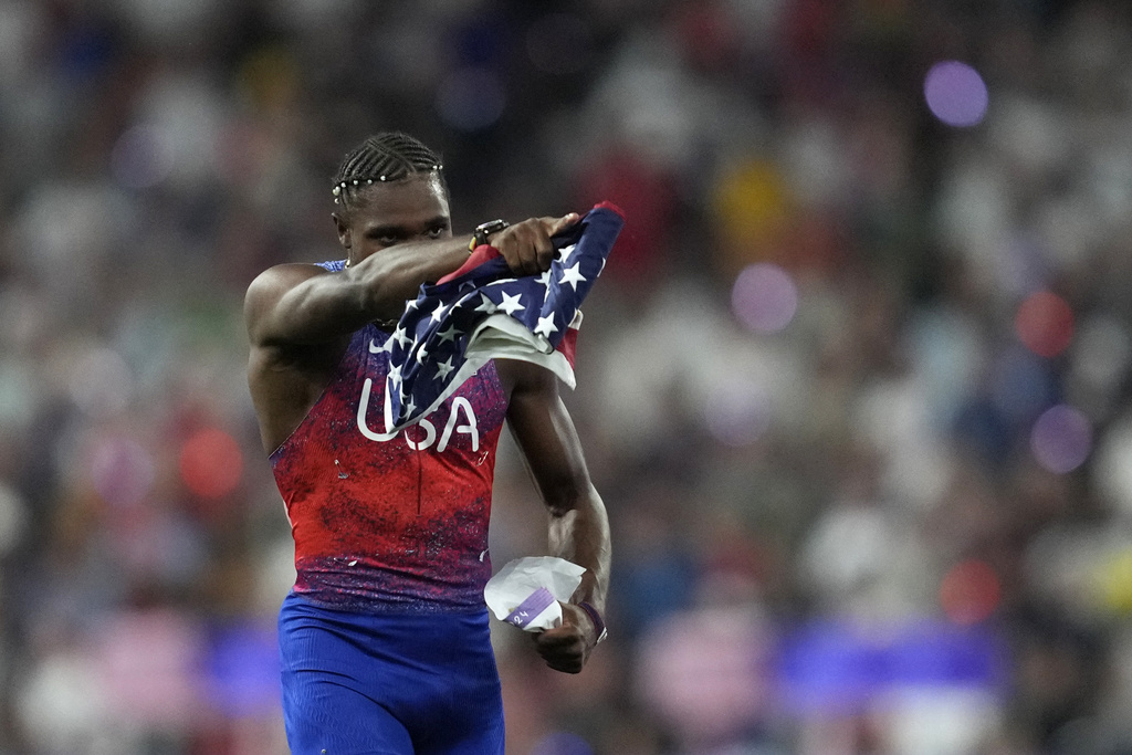 After winning Olympic thriller by a whisker, Noah Lyles looks for an